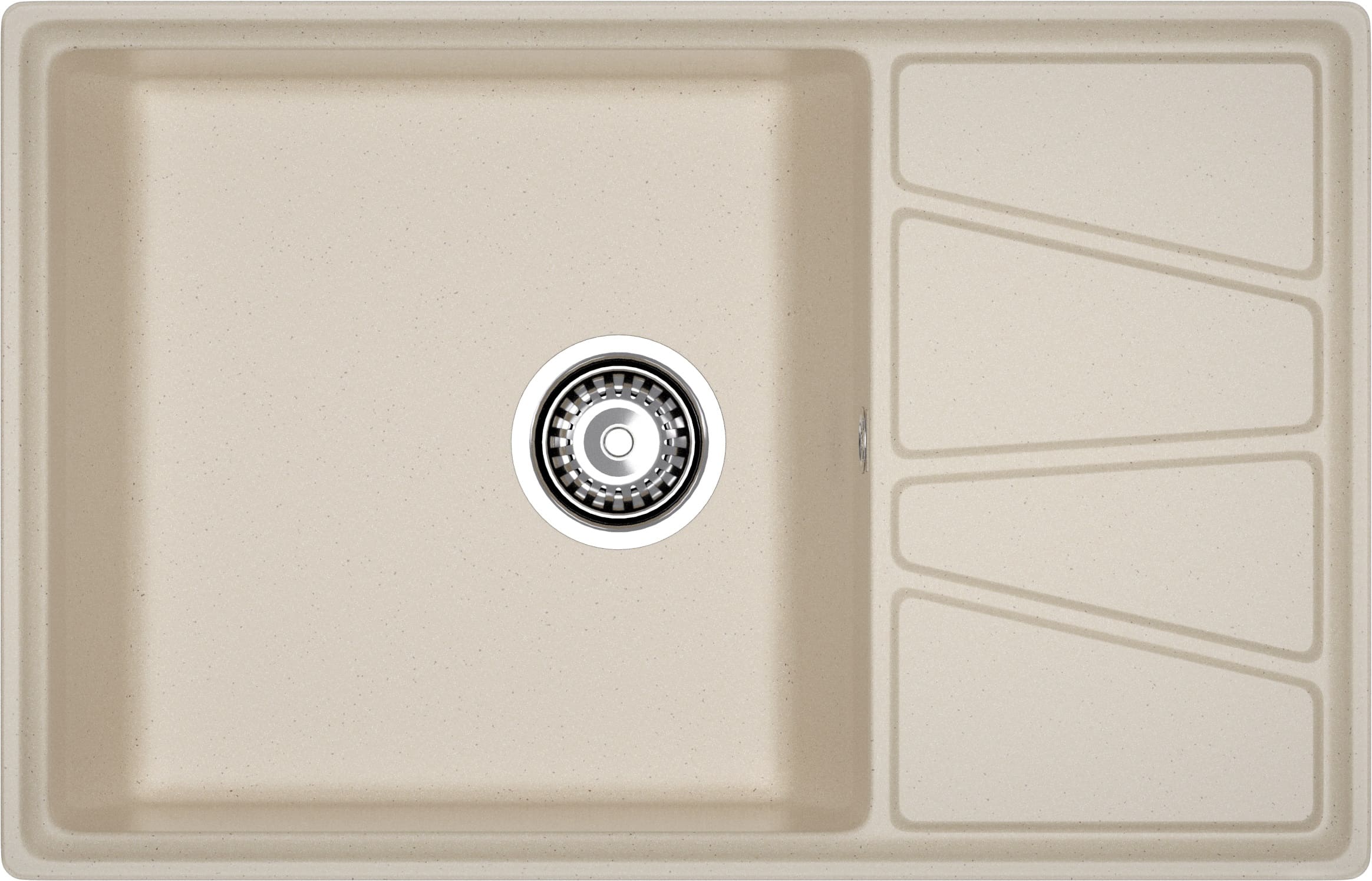 Кухонная мойка GRANFEST VERTEX V-780L кашемир - фото
