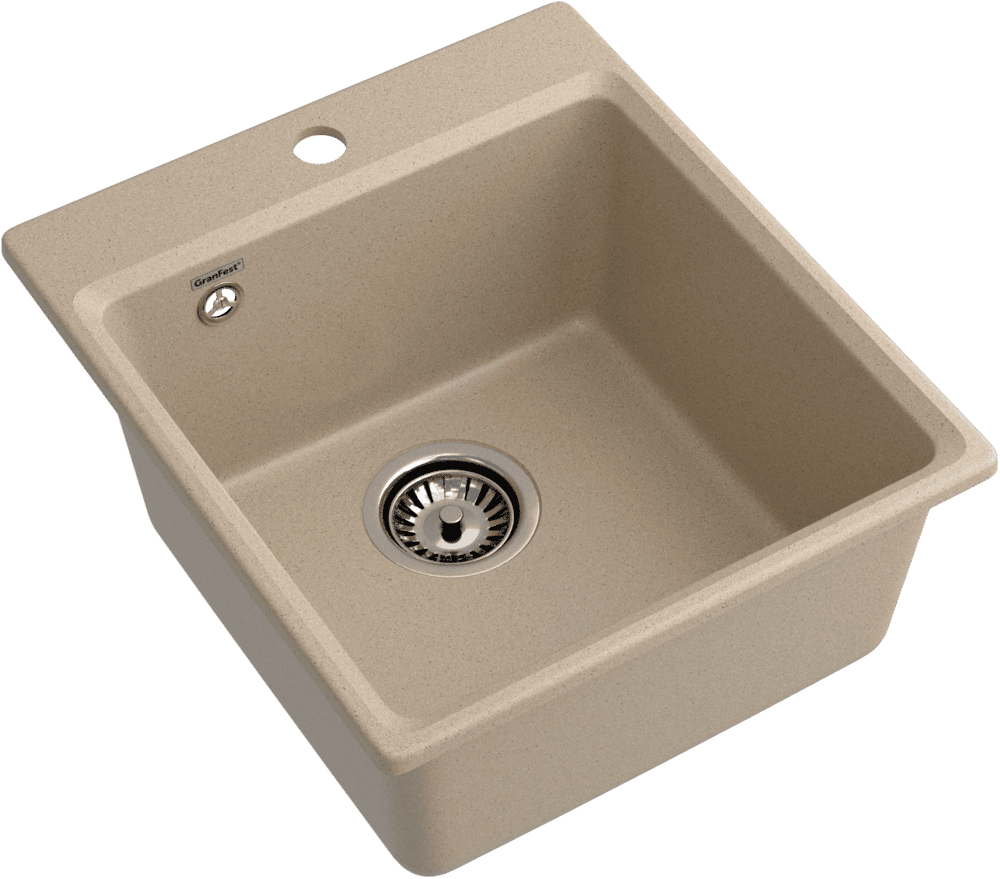 Кухонная мойка GRANFEST LEVEL LV-420 песочный - фото2