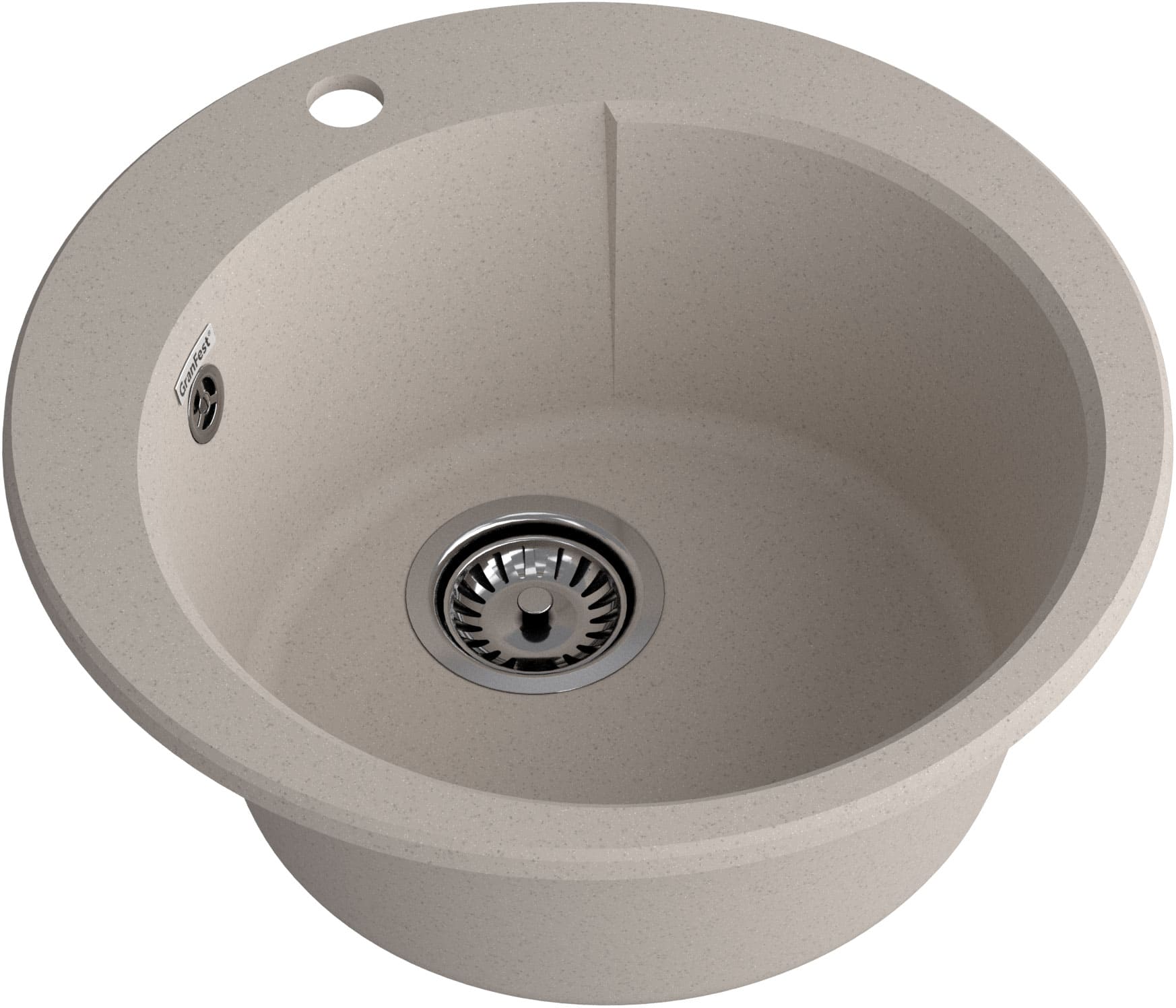Кухонная мойка GRANFEST URBAN UR-649 песочный - фото2