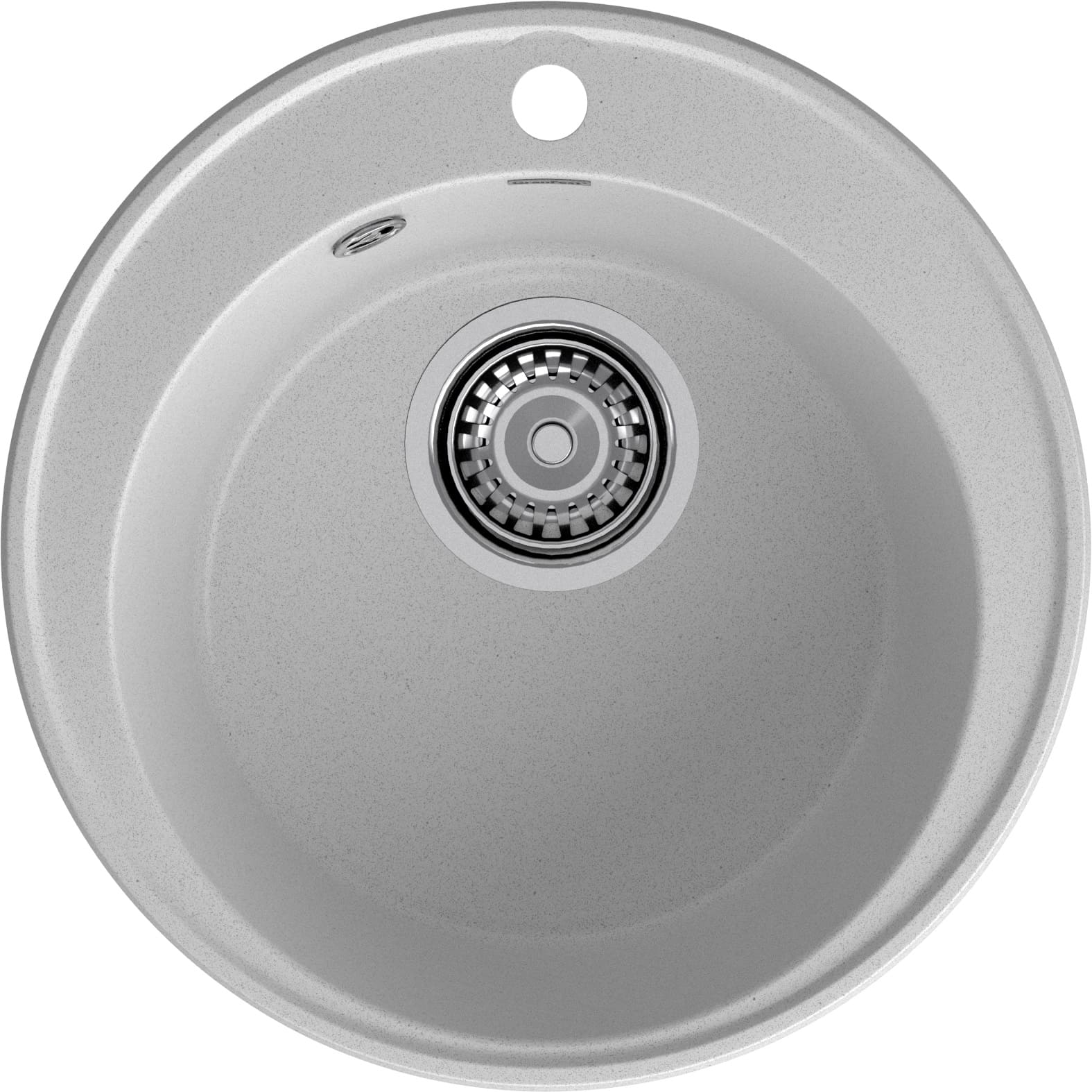 Кухонная мойка GRANFEST QUARZ Z-08 серый + сифон - фото