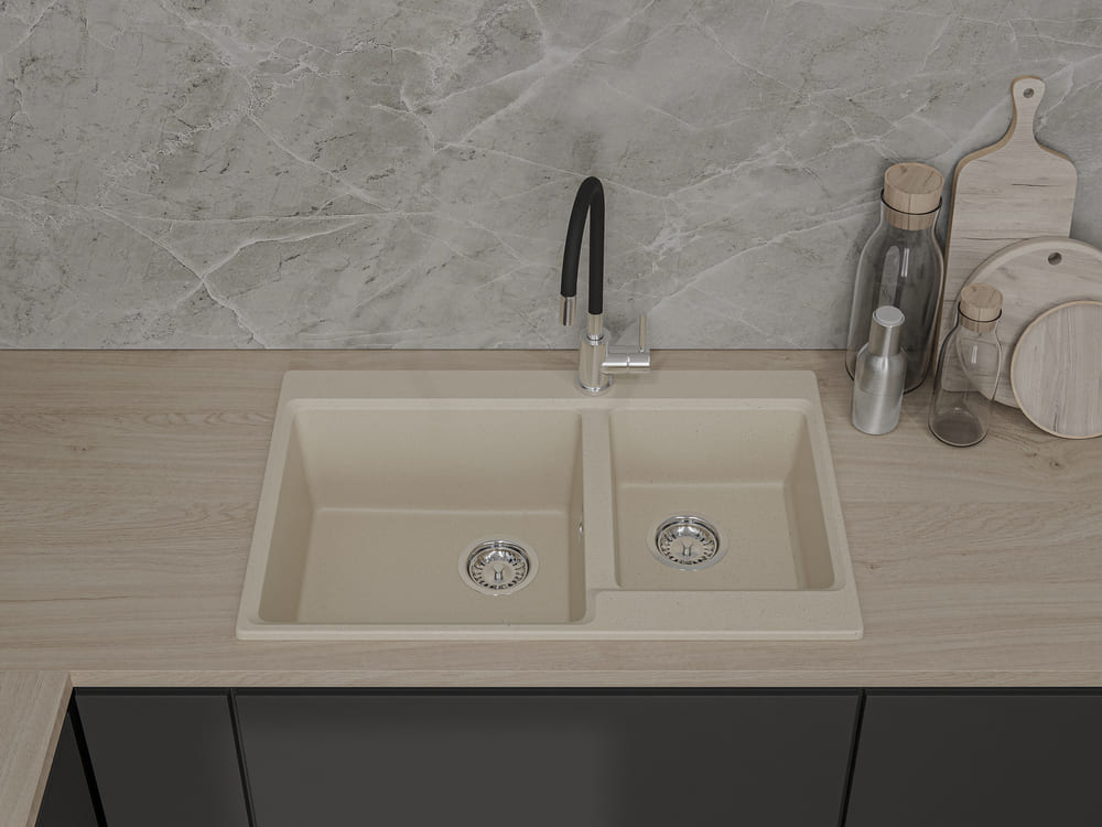 Кухонная мойка GRANFEST LEVEL LV-780K кашемир - фото3