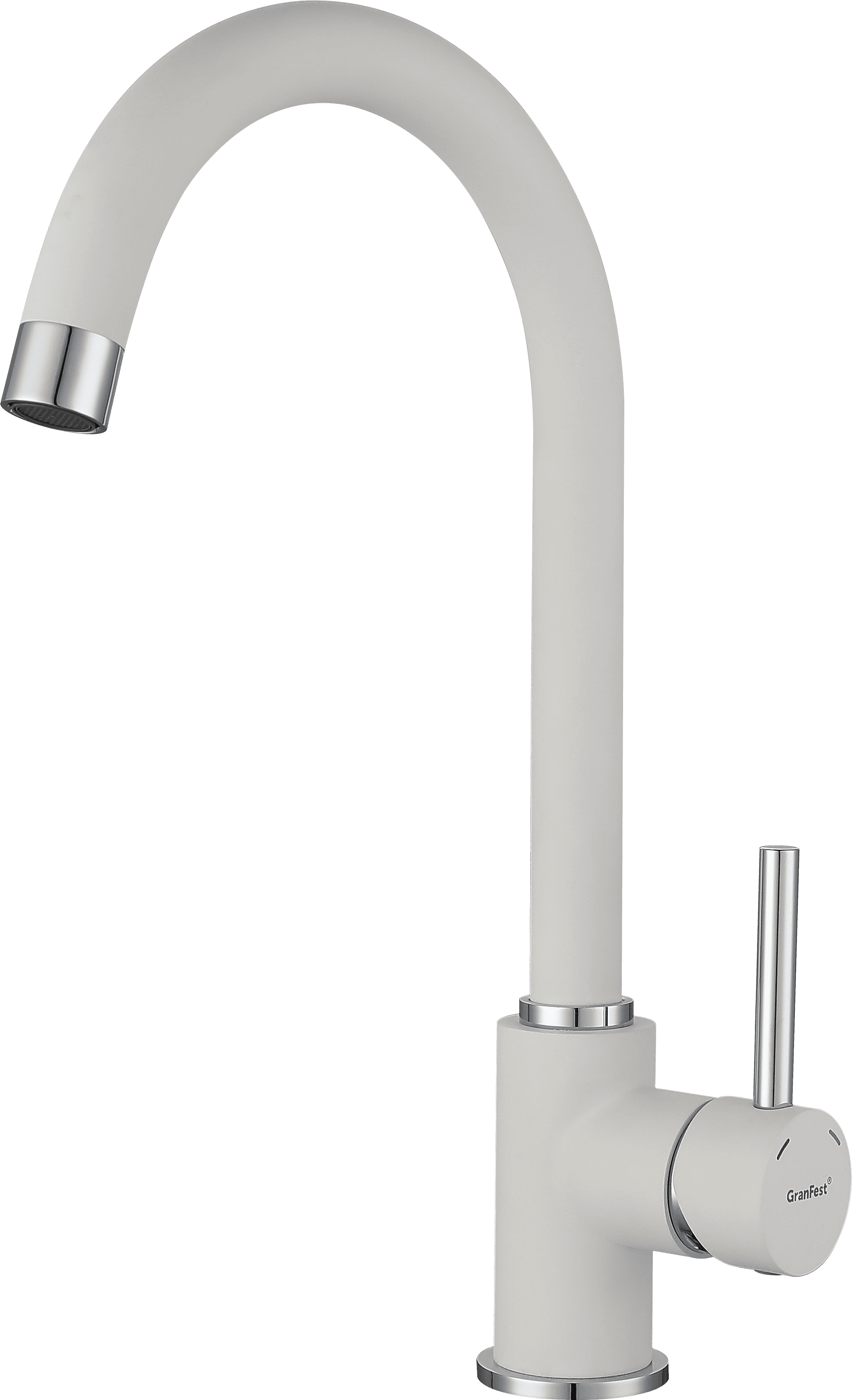 Смеситель для кухни GRANFEST 3650 иней - фото