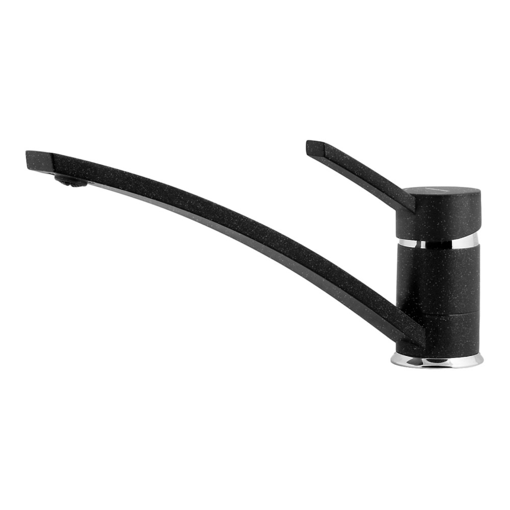 Смеситель для кухни GRANFEST 1724 черный - фото