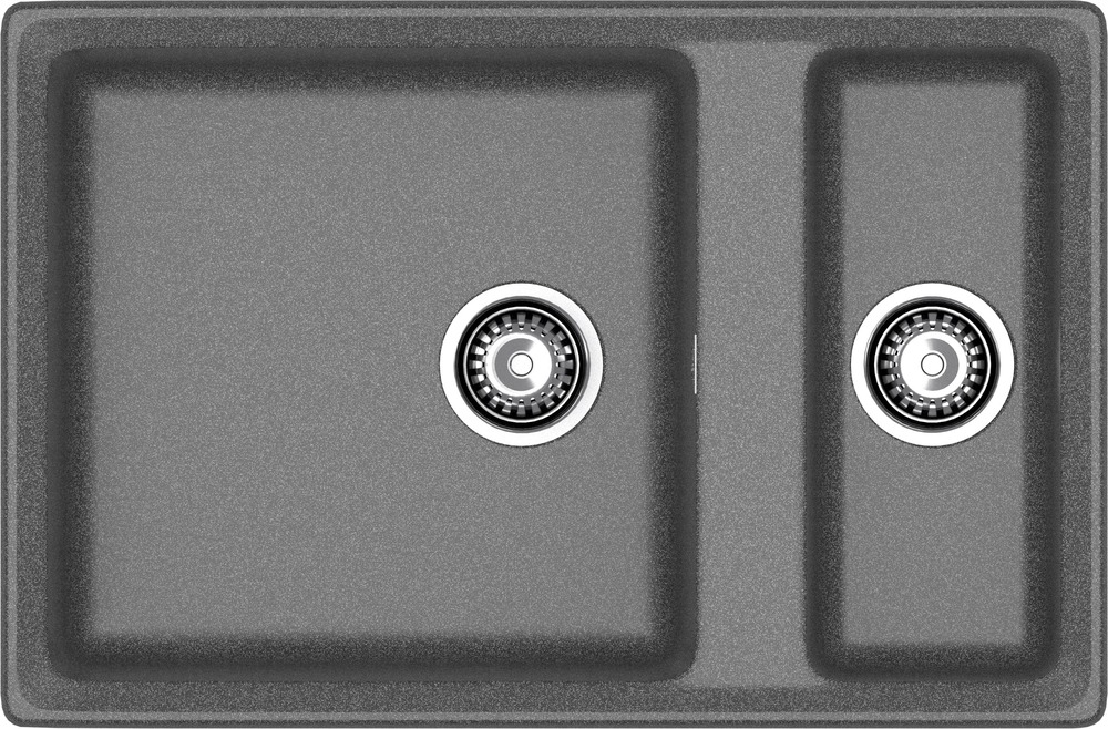 Кухонная мойка GRANFEST LEVEL LV-760K графит - фото