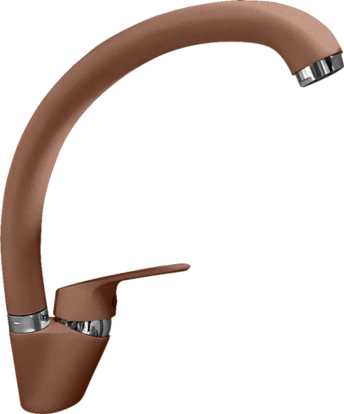 Смеситель для кухни GRANFEST 3323 терракот - фото