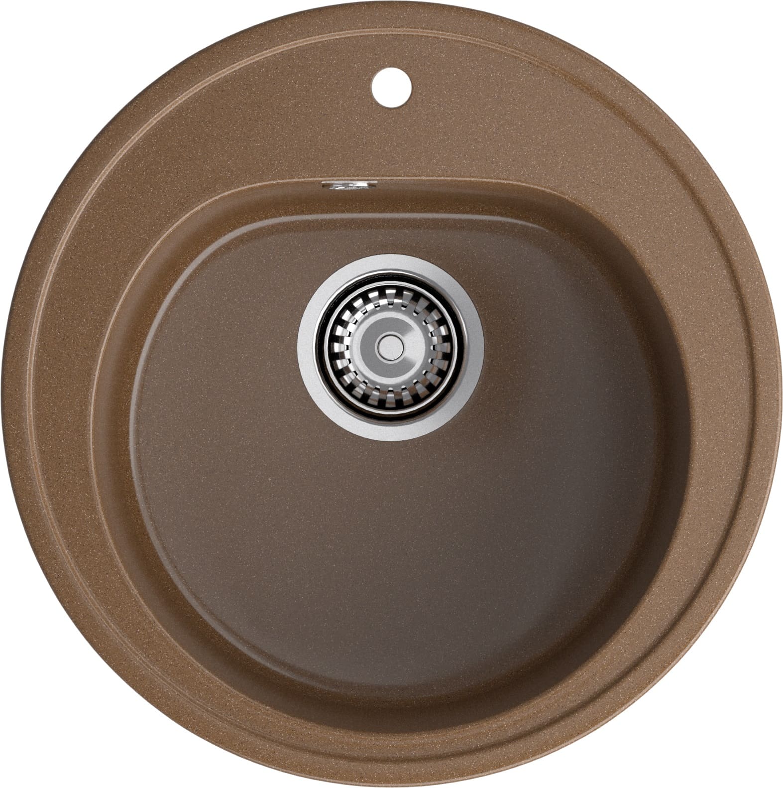 Кухонная мойка GRANFEST RONDO R-510 терракот - фото